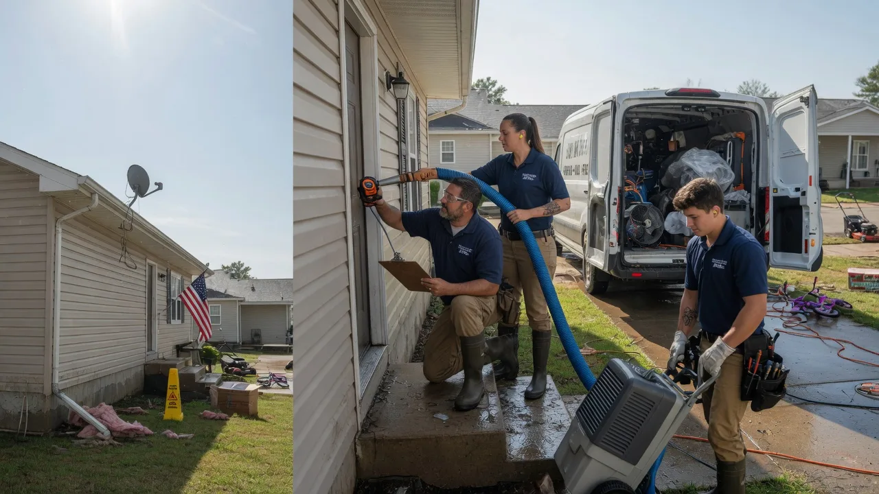 Ceiling Water Damage Restoration in Maplewood, OH near me